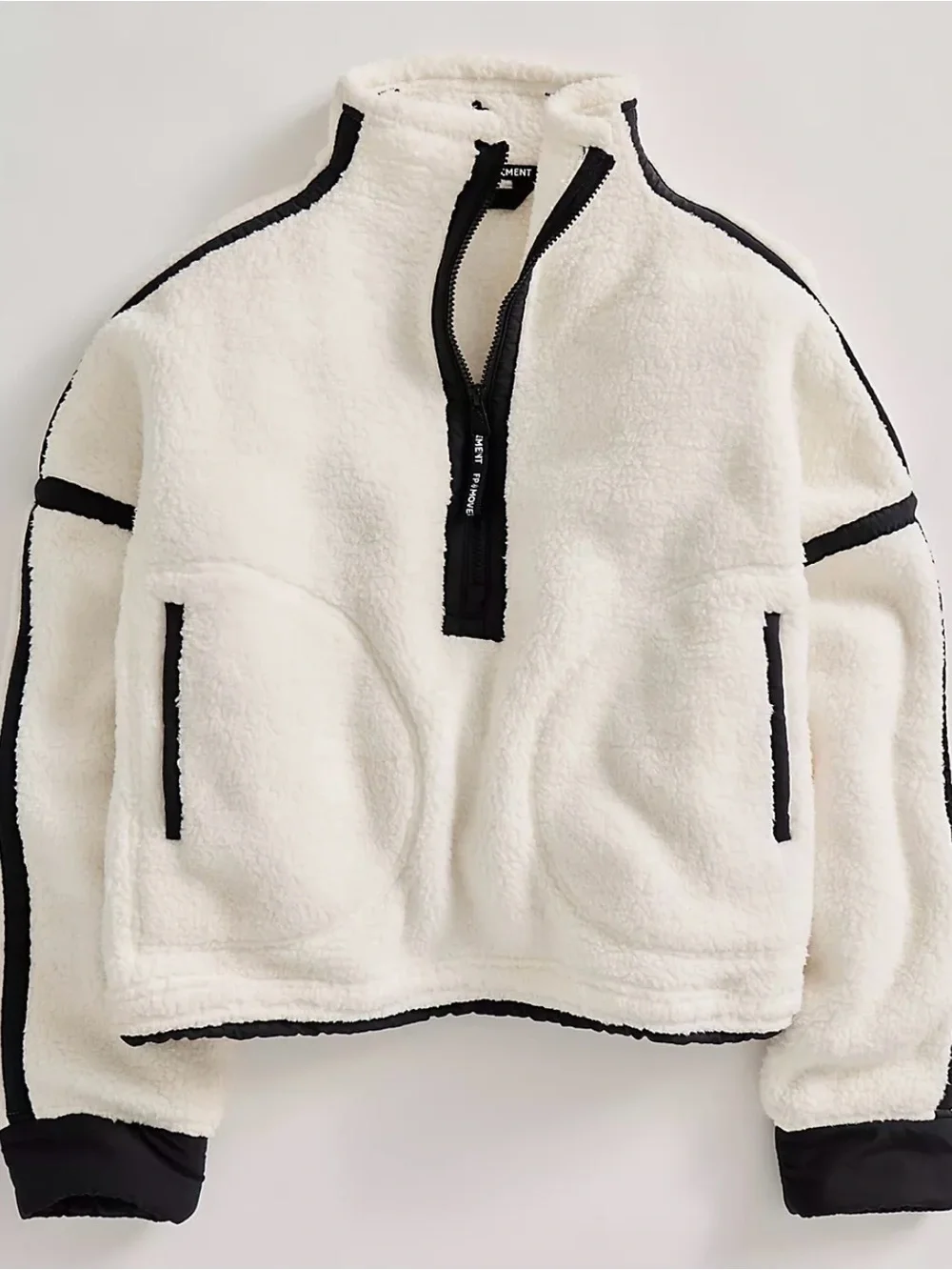 Free People FP Movement Mountain High Half Zip Fleece
White and Black Contrast - Picture 1 of 8